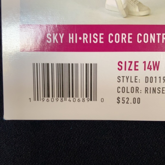 Faith Jeans short sky hi rise core control cuffed jean short 14W - Picture 12 of 15